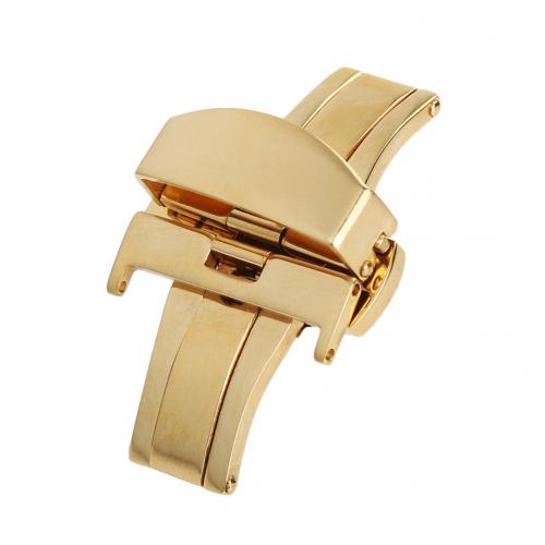 （NEW）Stainless Steel Flip Lock Butterfly Deployment Clasp Watch Deployant Buckle Watch Strap 16mm 18mm 20mm 22mm. 