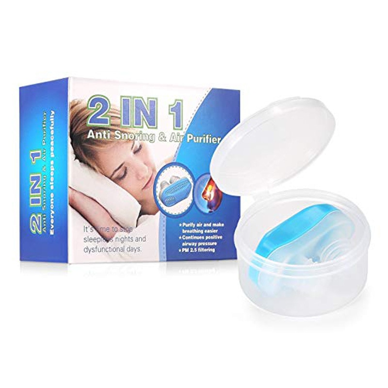 SnCircle Anti Schnarchen Nase Clip Silicone Magnetic Anti Snoring Breathing Stop SnApnea Clip Device Sleep Snoring. 