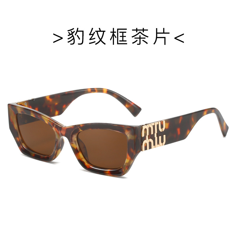 European and American new cross-border sunglasses for men and women Internet celebrities with the same high-end retro sunglasses trend ins style fashion glasses