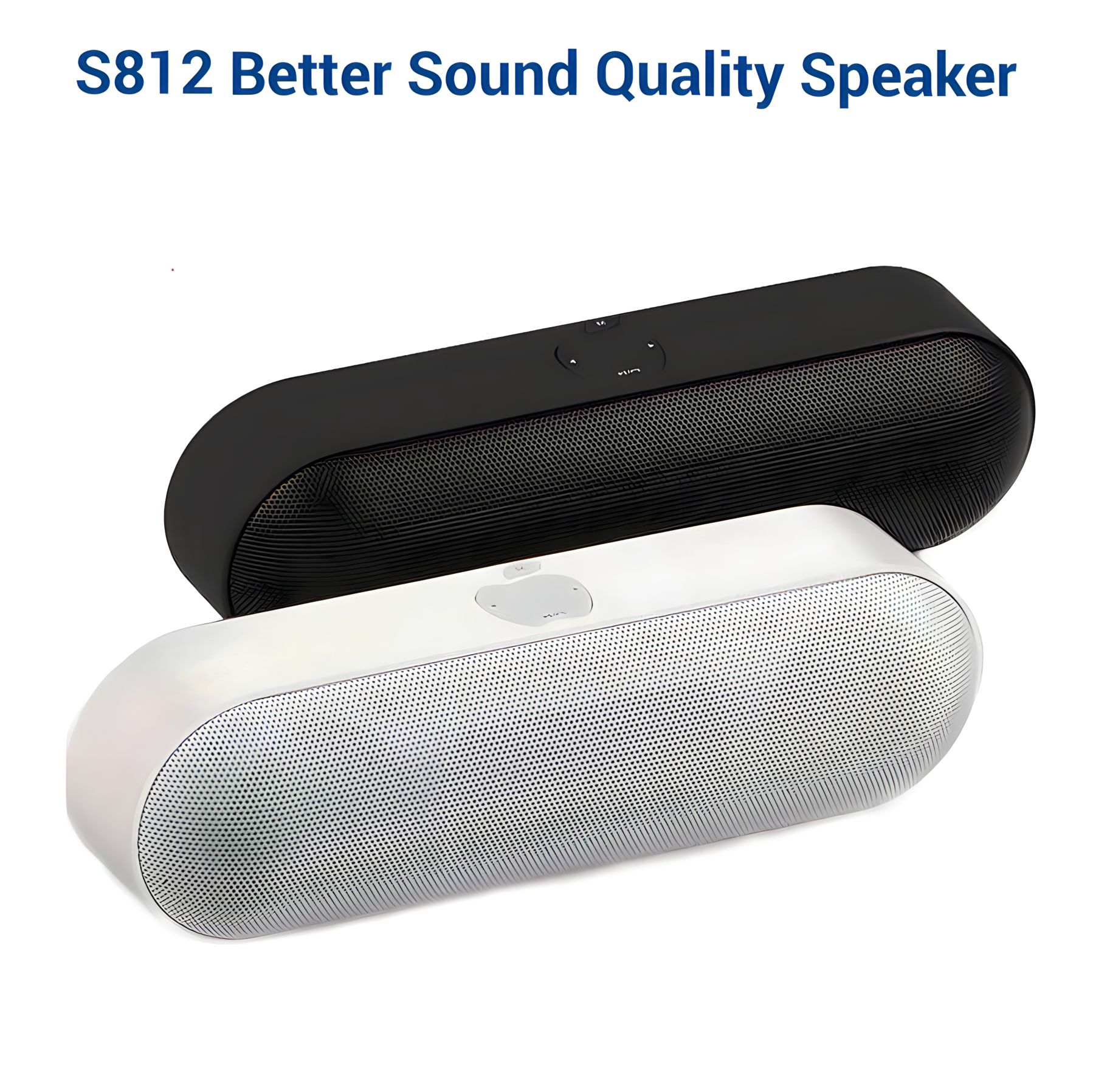 S812 Better Sound Quality Portable Bluetooth Speaker With Built In Microphone & FM Radio. 