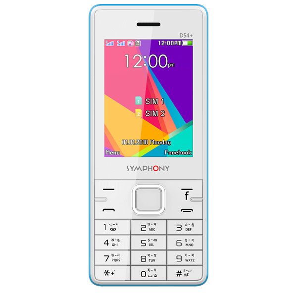 Symphony D54Plus+ Full Complete Mobile Casing /Housing / Cashing With Body & Keypad Cashing case. 