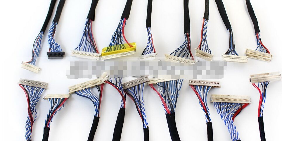 18pcs/set Most Used Universal LVDS Cable for LCD Panel Support 14-26 inch Screen Package Sale NEW. 