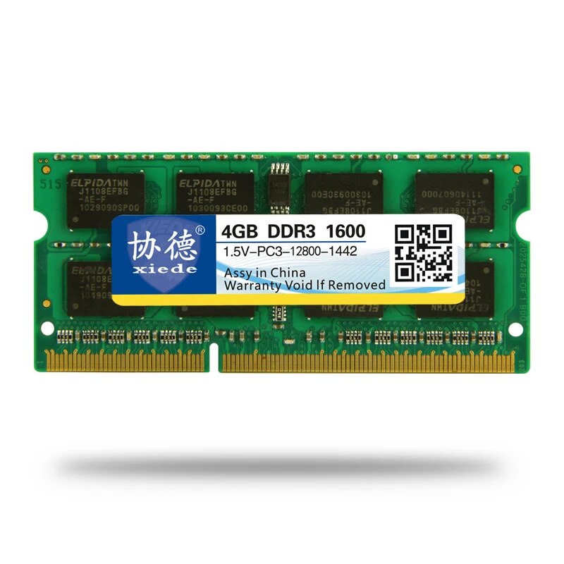 【YIYANGMAOYI111】New xiede Laptop Ram DDR2 DDR3 667 1333 1600 Mhz 8GB 4GB 2GB 1GB For Intel Notebook Sodimm Memoria DDR 3 RAMS