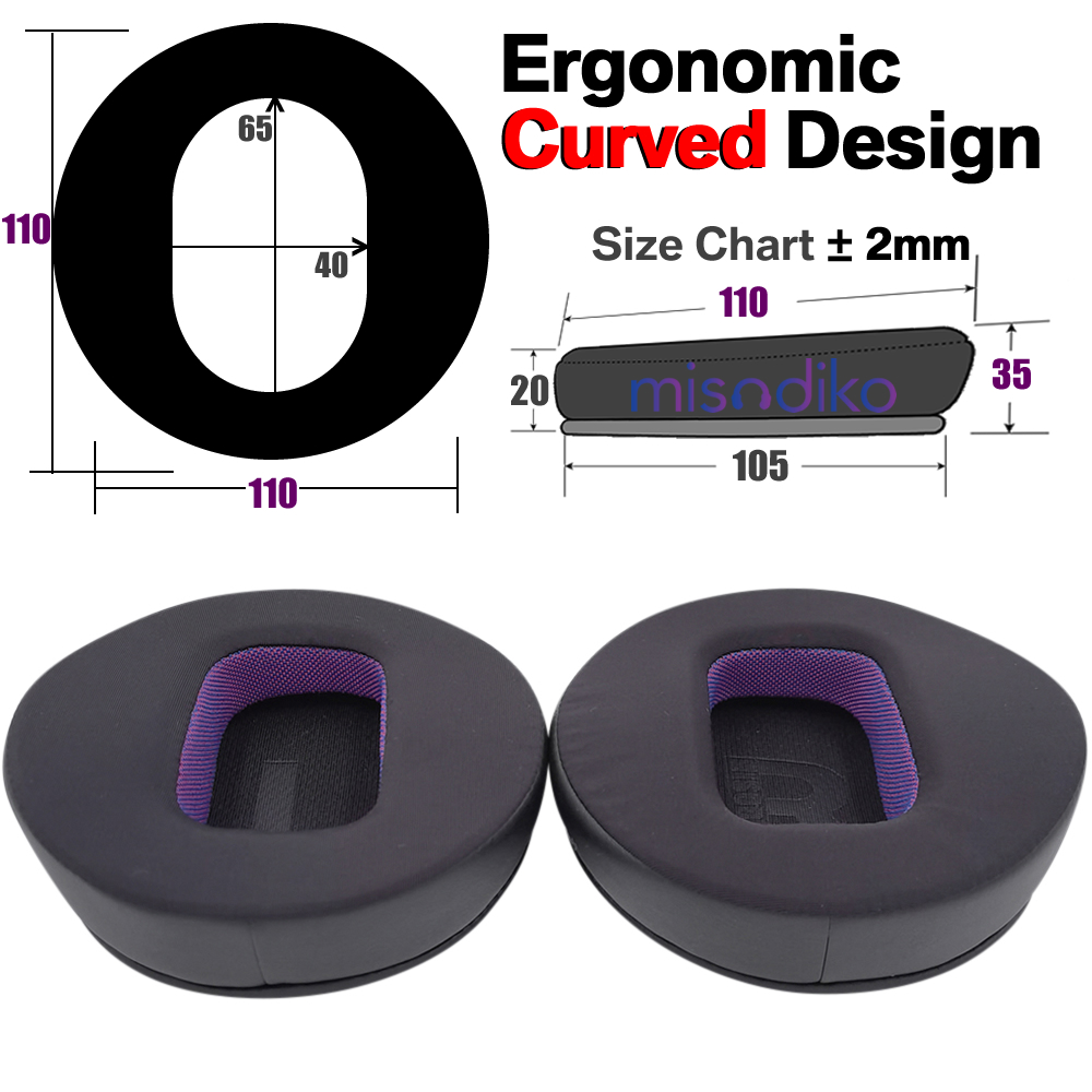 Misodiko Xl- Ear Pads Cushions For Beyerdynamic Dt 770/ 880/ 990 Mdr Ds6000/ Ds7000/ Rf985r. 