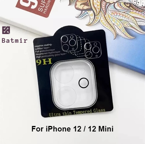 For Apple iPhone 12/ iPhone 12 Mini Ultra Clear Anti-Explosion 9H Hardness Transparent 3D Camera Lens Glass Protector
