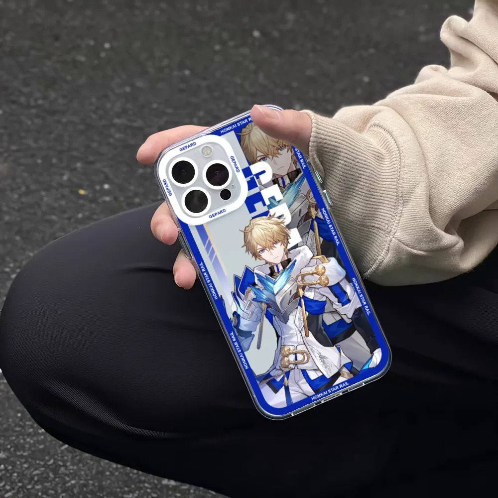 Honkai Star Rail Gepard Bronya Phone Case For a Phone 11 12 Mini 13 14 Pro Max Transparent Shell. 