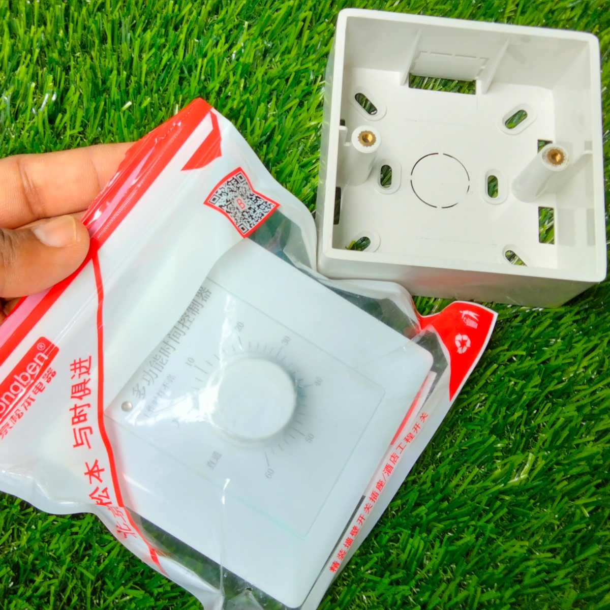 60 Minutes 2000W Timer Switch 220V Water Pump Intelligent Switch Control Mechanical Countdown 86 Panel DC - AC Timer switch. 