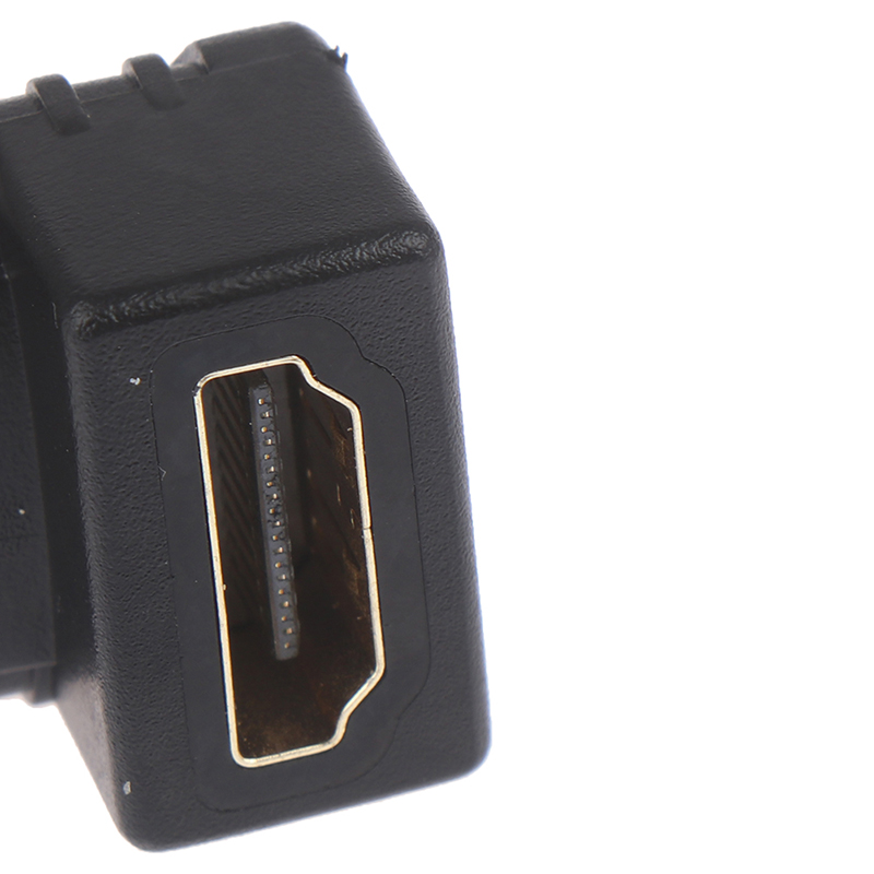 270 Degree HDMI Adapter Male To Female L-type Supports Audio Return Channel. 