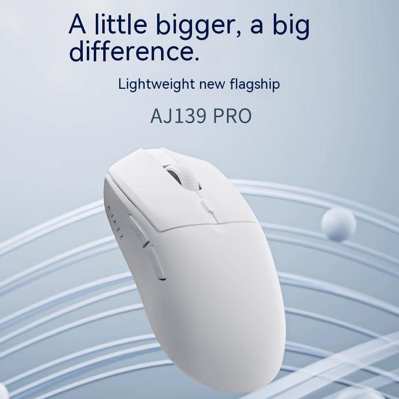 Ajazz AJ139pro4K Wireless Mouse Dual Mode PAW3395 Sensor Nordic 52840 FPS Gaming Mouse E-sports Lightweight PC Gamer Accessories. 