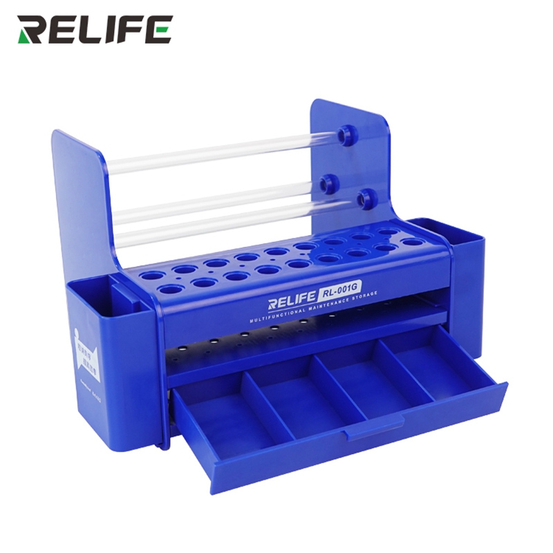RELIFE RL-001G Multifunction Tool Storage Box Large Capacity Portable Mobile Phone Repair Tools Storage Box Organizer. 