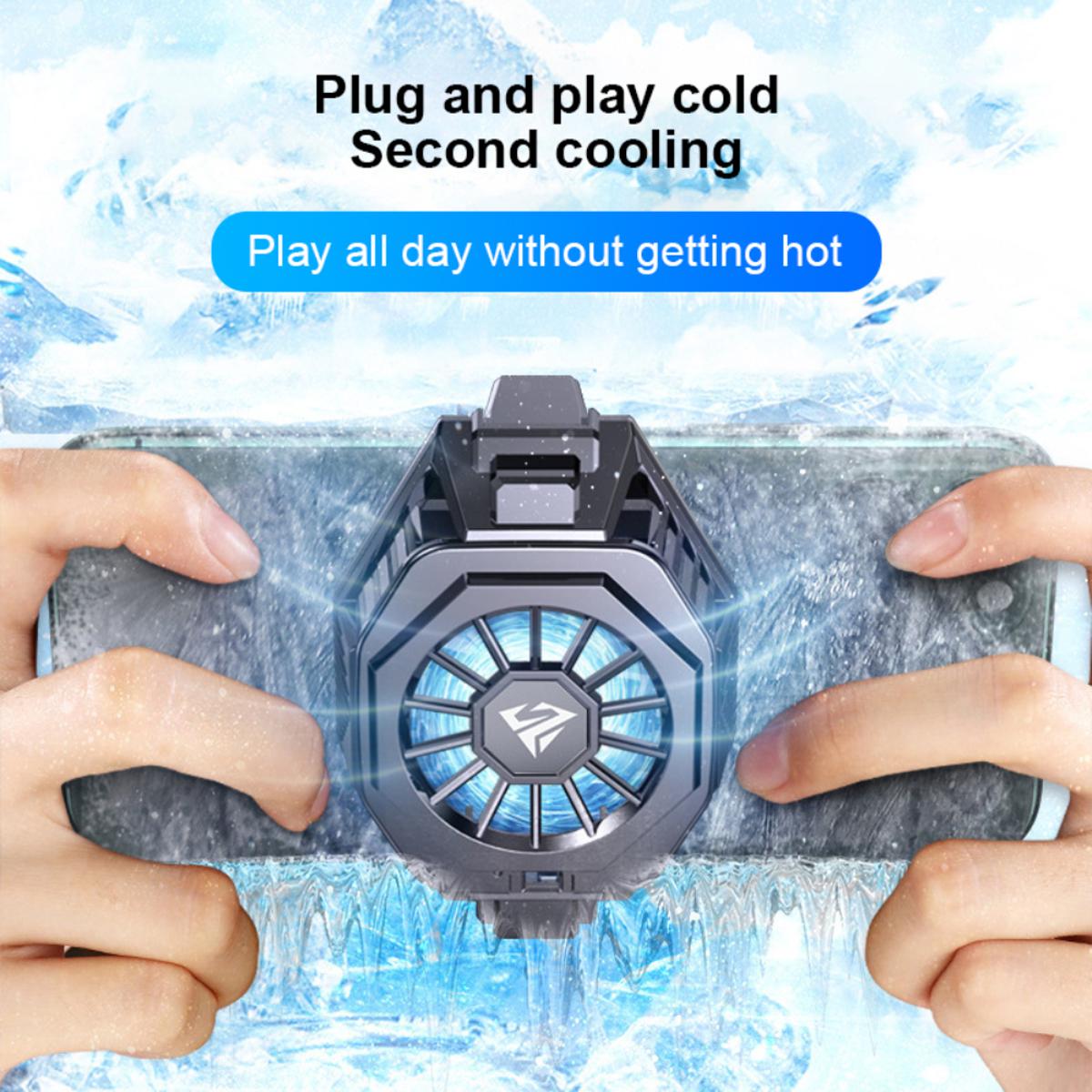 Phone Cooling fan for Black shark 3pro mobile phone radiator, semiconductor  ice sealed heat dissipation back clip refrigeration For IPhone Samsung  Xiaomi