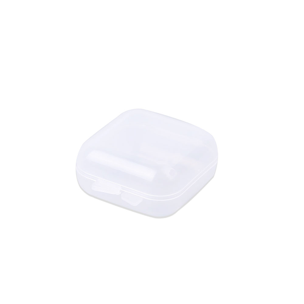 6PCS Mini Storage Box Transparent Square Plastic Box Earrings