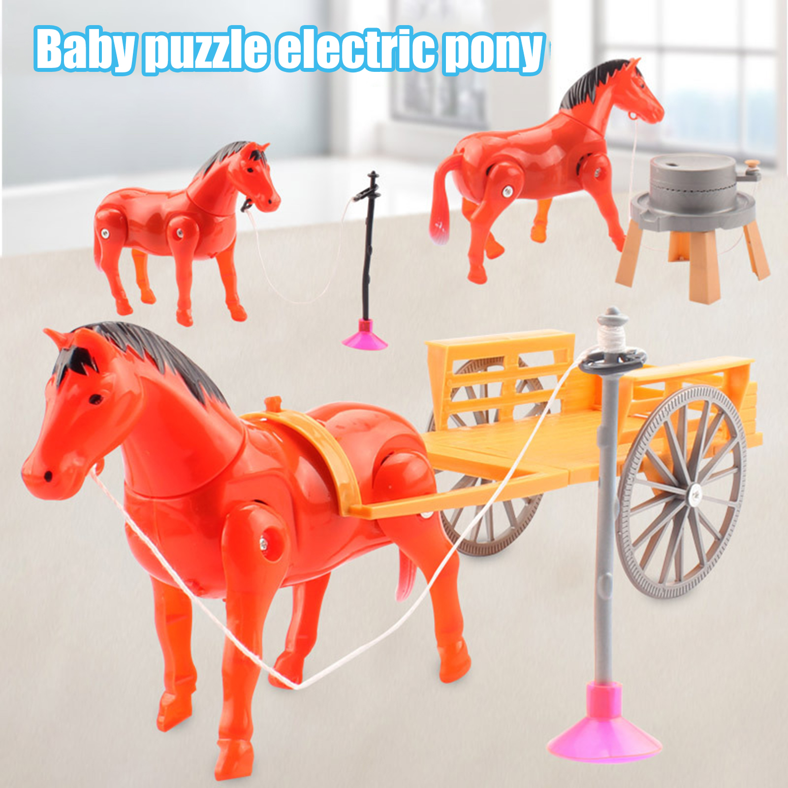 playing horse toy