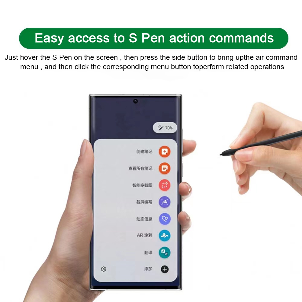 For Samsung Galaxy S22 Ultra 5G SM-908B Screen Touch Pen, Bluetooth Not Supported. 