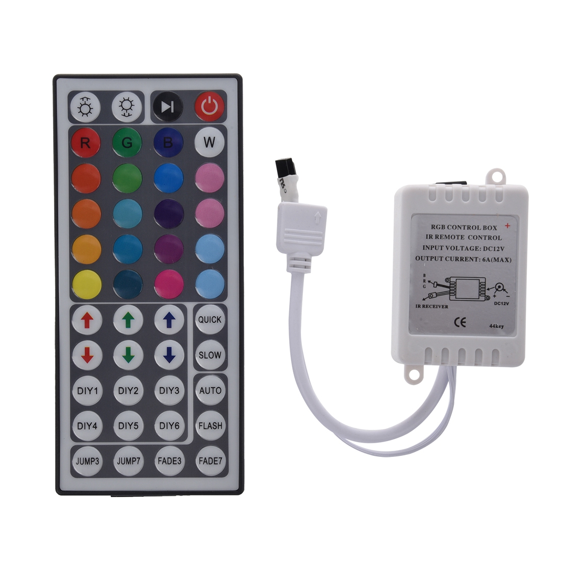 2020 Hot Deals 2 Pcs Accessories: 1 Pcs RGB 5M 5050 LED Strip Light Flexible 300 Leds SMD LED Tape & 1 Pcs 44 Key IR Remote Controller. 