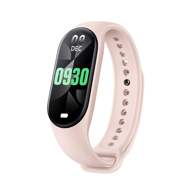 M8 Smart Bracelet Watch Fitness Tracking Heart Rate Waterproof Bluetooth Position Message Notification Multi-lingual Wristbands. 