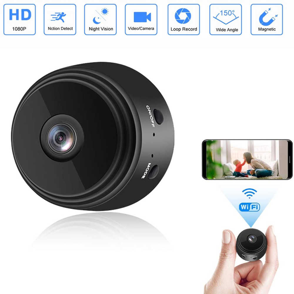 1PC 1080P HD Mini Camera IP WIFI Camera Camcorder Wireless Home Security DVR Night Vision. 