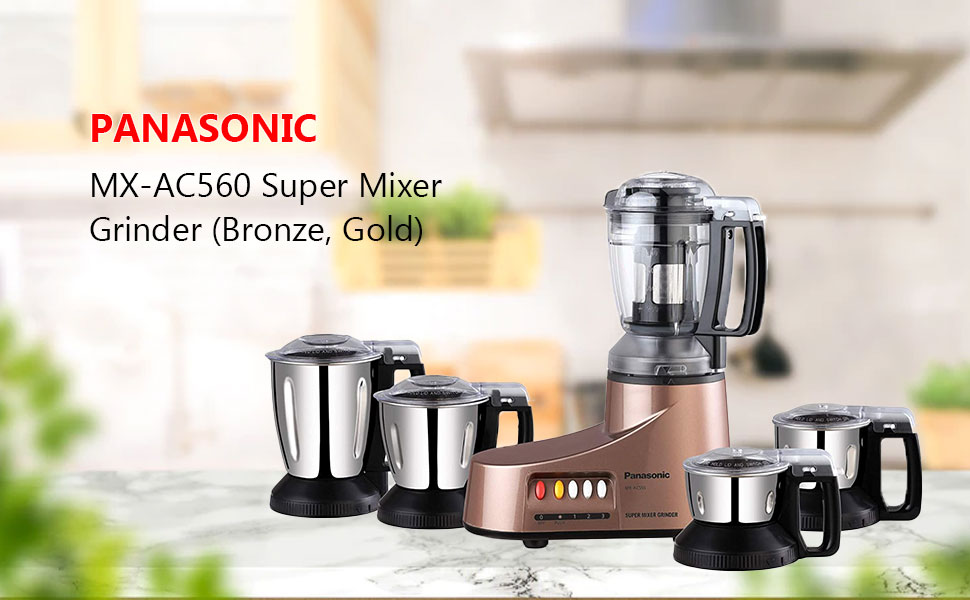 Panasonic MX-AC560 Heavy Duty 9-in-1 Super Mixer Grinder | 1000 Watt |  Daraz.com.bd