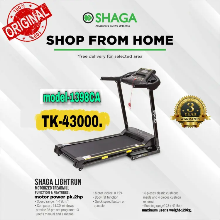 motorized treadmill SHAGA 1398CA