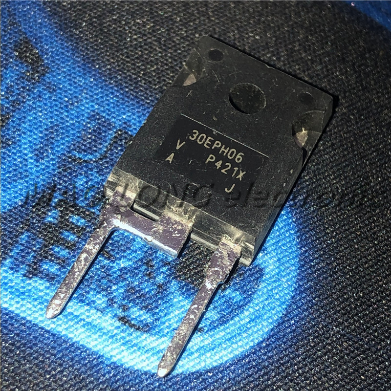 10PCS/LOT 30EPH06 30EPH06PBF TO-247 Fast Recovery Diode 30A 600V. 
