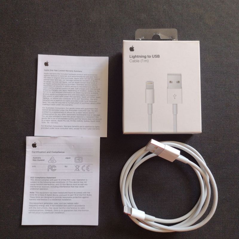 Lightning to usb cable (1m) for iPhone X 11 12 13  Fast Charger Cable for iPhone