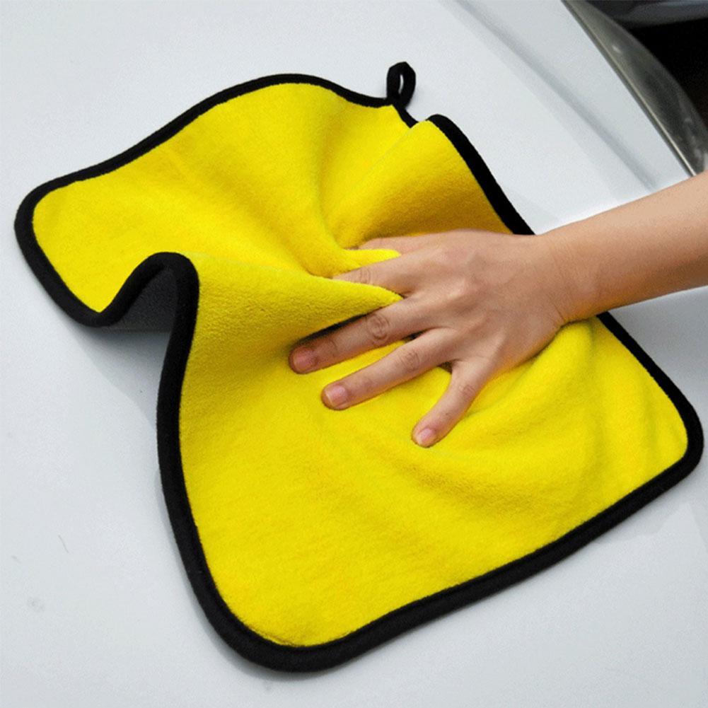30X30 cm Car Bike Wash Double Layer Microfiber Towel Car Cleaning