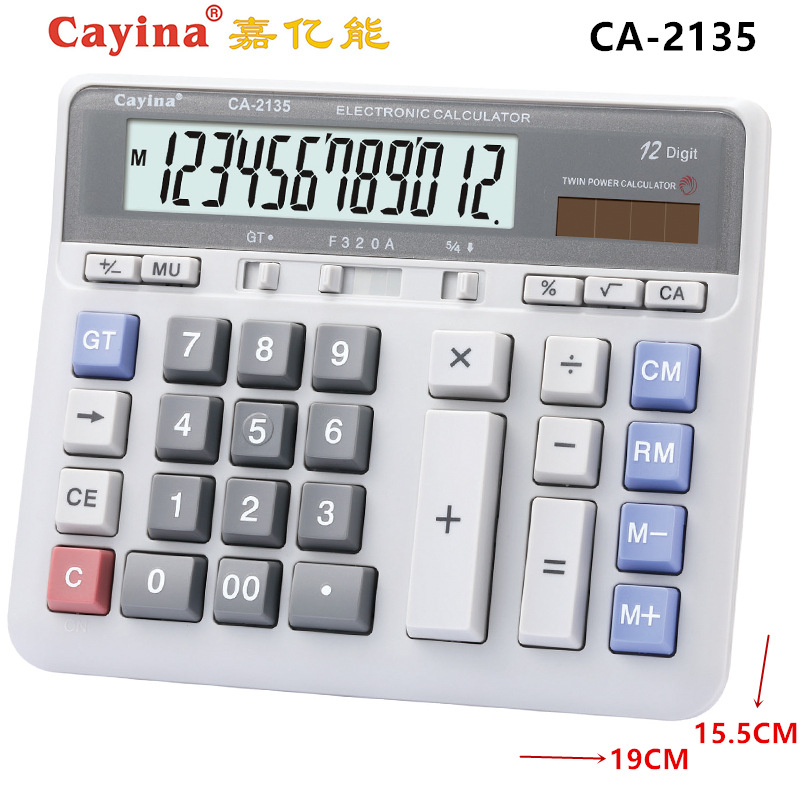 Wholesale Cayina Jiayi Energy CA-2135 Calculator Solar Bank Financial Special Multifunction Computer