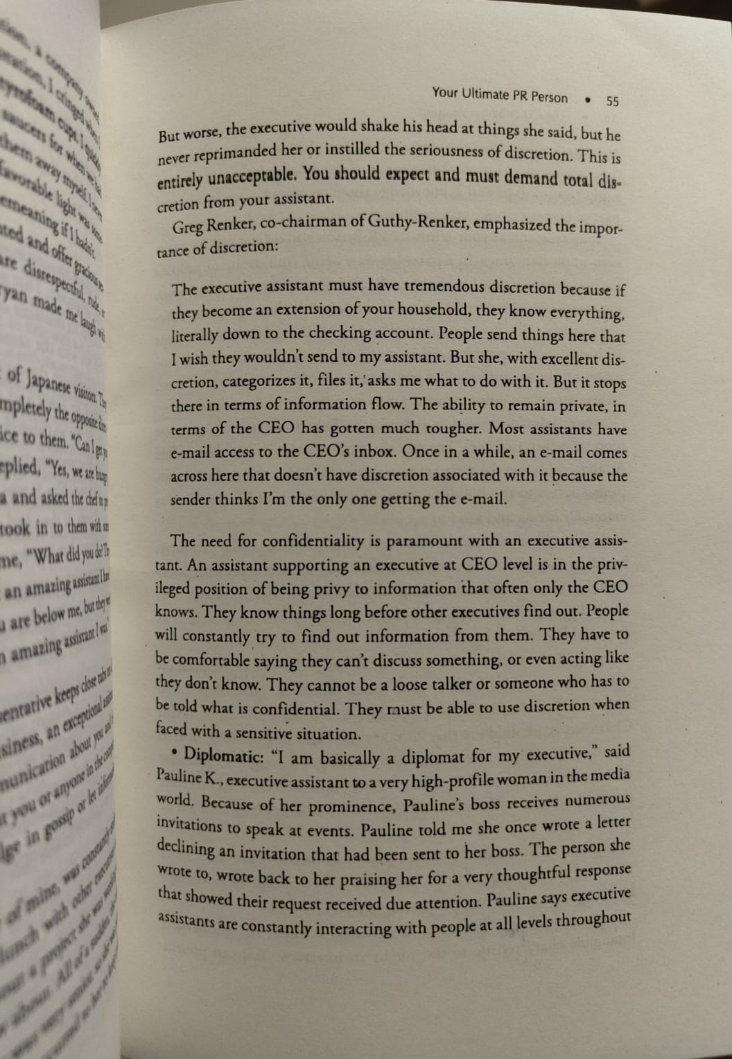 The CEO's Secret Weapon: How Great Leaders and Their Assistants Maximize Productivity and Effectiveness by Jan Jones. 