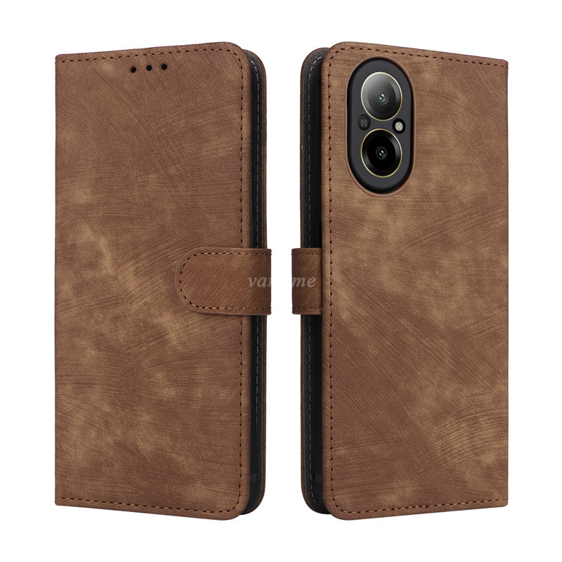 Vantime for realme C67 4G multi-functional PU leather wallet case wallet RFID blocking cover