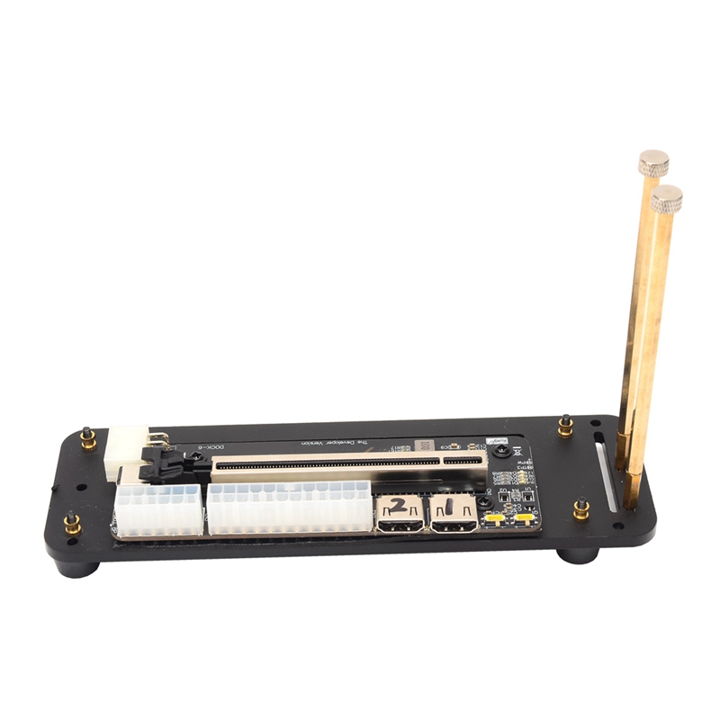 Laptop External Graphics Card EGPU PCI-E 3.0 X16 to M.2 NVMe Extension Cable with Bracket for ITX EGPU Bracket. 
