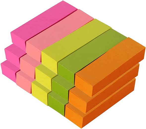 Sticky Notes - 5 colour (Multi Color Cutting). 