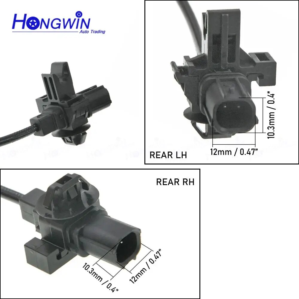 REAR LH-ABS Wheel Speed Sensor Front-Rear Left/R For Honda CRV CR-V 2007-2011 57455-SWA-003 57450-SWA-003 57475-SWA-003 57470-SWA-003. 