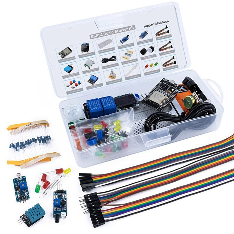 Kit ESP32 ESP-32S WIFI I OT Development Board for Project Learning Kit Basic Kit with Tutorial DIY Kit