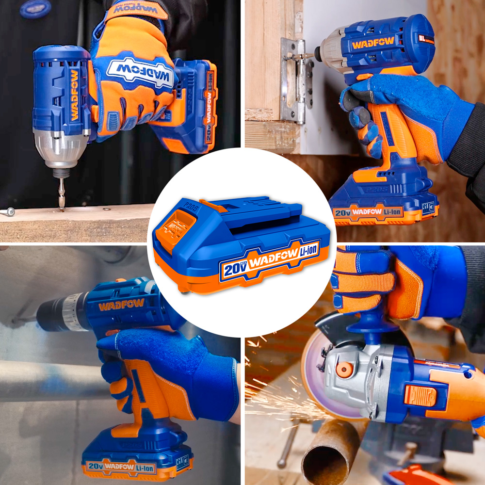 WADFOW 20V 1.5AH Lithium-ion Battery Pack  For P20S cordless tools  WLBP515. 