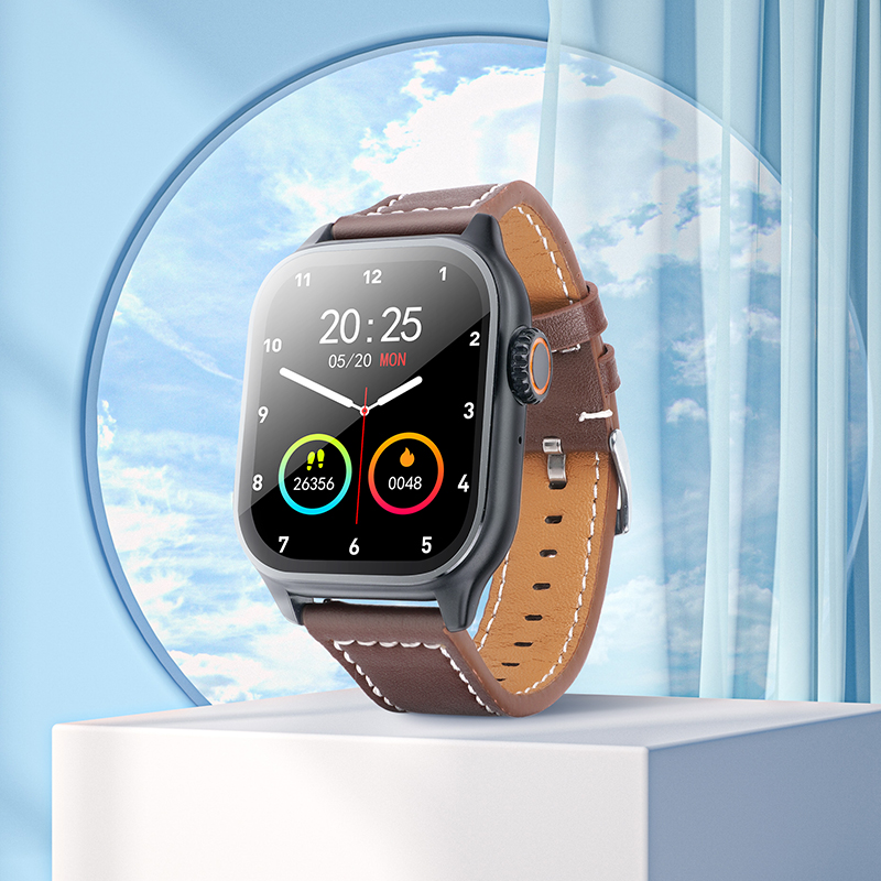 Hoco Y17 2.03 inch Display Full Touch Screen IP67 Waterproof Smart Watch  for Men | Bluetooth Call | Blood Oxygen, Heart Rate, Sleep Monitor Advanced  ...