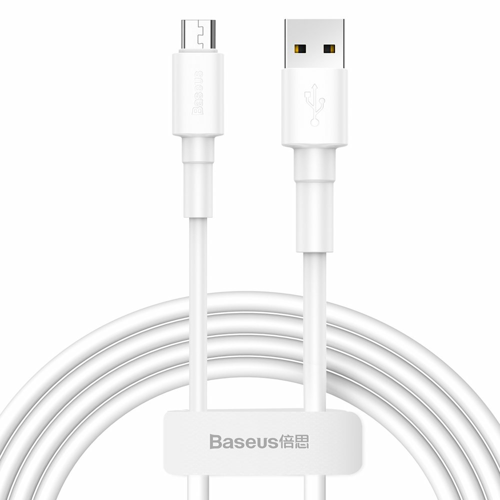 Baseus durable USB cable USB Type C 3A 1m white (CATSW-02). 