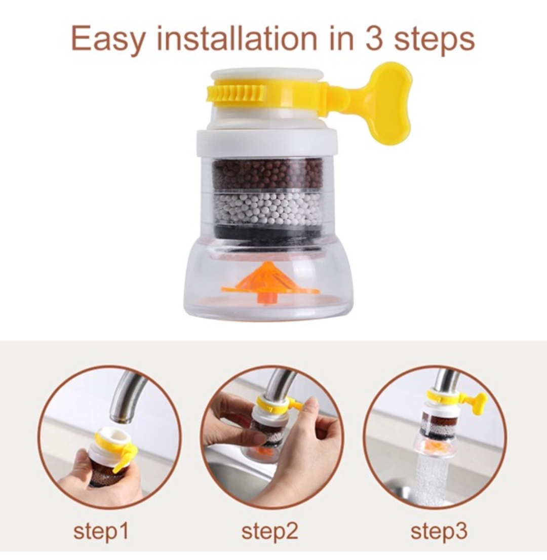 MINI WATER DISPENSER 3 LAYER PURIFIER SHOWER HAD.. 