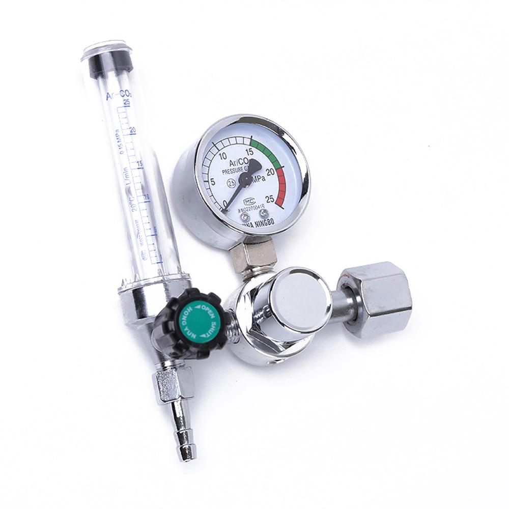 0-25Mpa Argon Regulator CO2 Mig Tig Flow Meter Gas Regulators Flowmeter Welding Weld Gauge Pressure Reducer. 