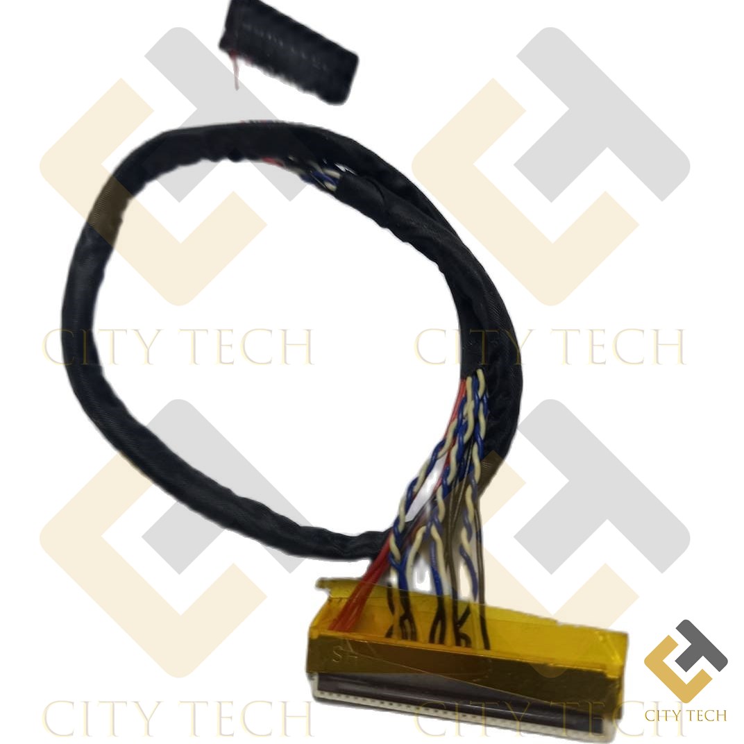 Universal FIX 30 Pin 1ch 6bit LVDS Connector Cables 26cm For LED LCD Display Panel Controller. 
