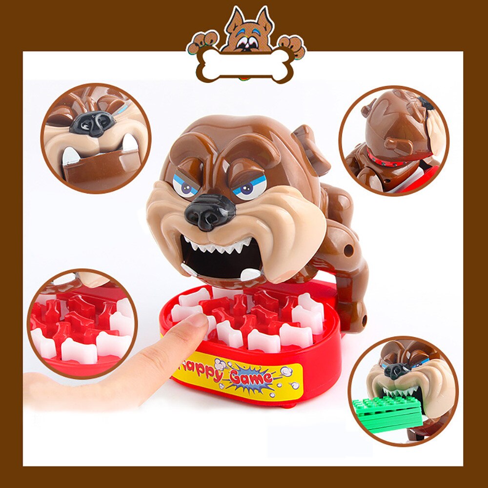 【happy one】Creative Take Buster's Bones Beware Dog Game toy Children's regulating atmosphere game toy Игрушки. 