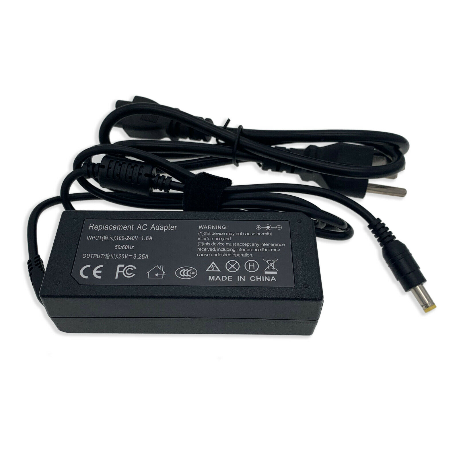 65W Power Adapter Charger Cord For Lenovo ThinkCentre M72e Tiny Series. 