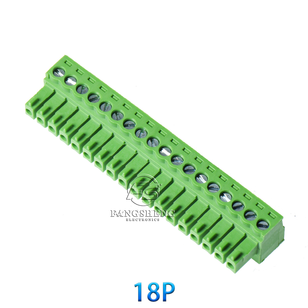 10pcs 15EDG KF2EDGK-3.5mm -2/3/4/5/6/7/8/9/12/18/24P/plug 30eisure time 0V/8A3.5mm spacing plug-in terminal block 15EDG KF2EDG 3.5mm. 
