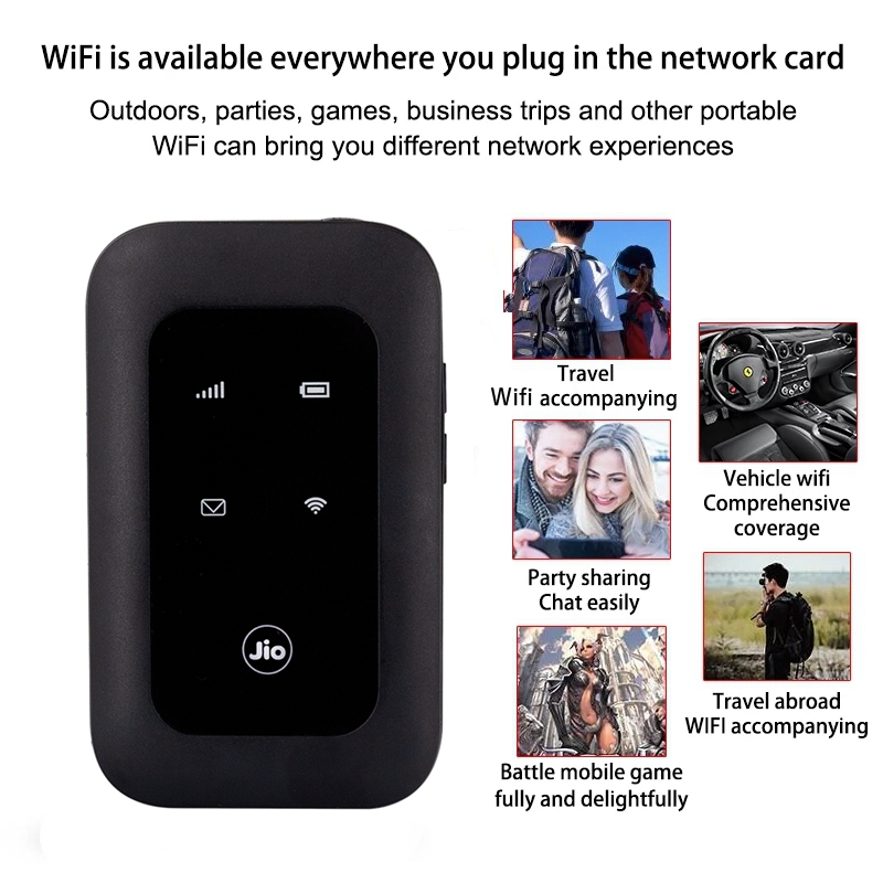 JIO 4G Multi Sim 4G Wifi Hotspot  Router. 