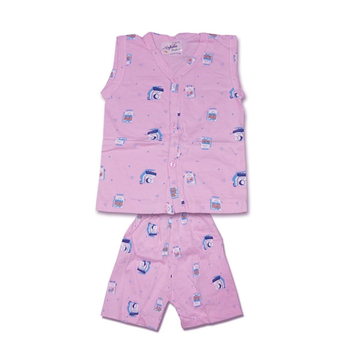 3 Pieces set Multi Color Cotton newborn Baby Magi T-shirt Set By Any Color- Comfortable And Stylish - Premium Quality. 