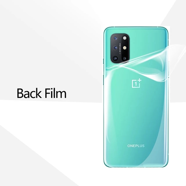 For OnePlus 8T 5G Hydrogel Back Poly - Transparent