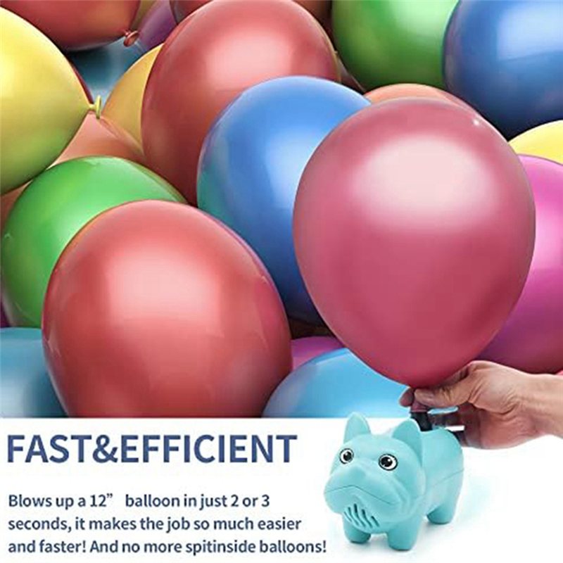 Portable Balloon Inflator Air Blower Garland Tools Fit For Party Decoration EU Plug. 