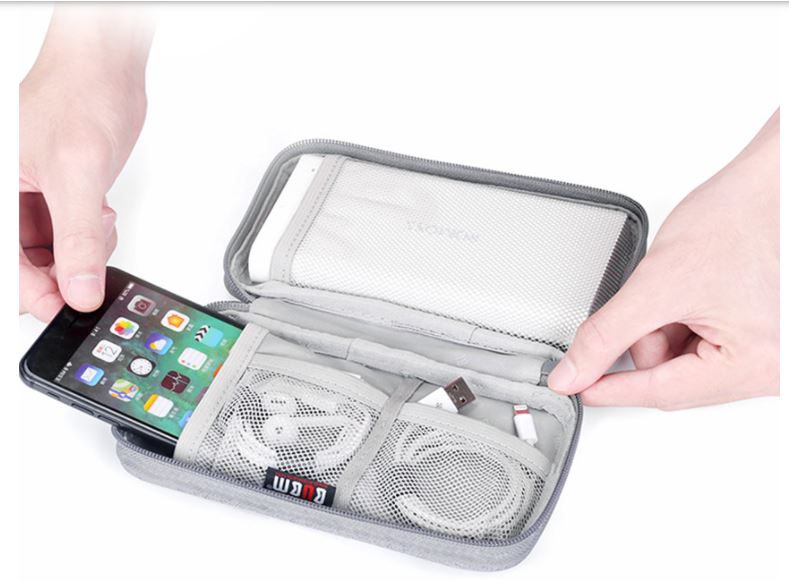 Mobile Bag Portable Gadget Bag Electronic Digital Organizers Multi-function USB Storage Bag Large Capacity Cable Organizer Bag. 