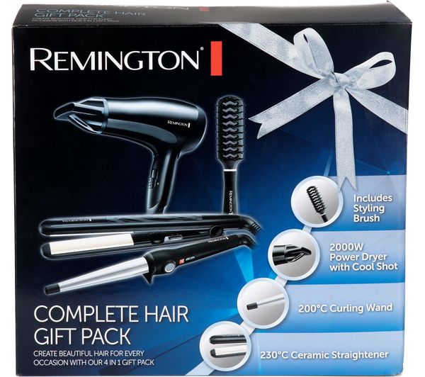 remington hair dryer straightener pack