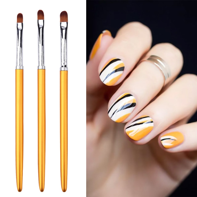 3pcs Set Professional Nail Art Dotting Tools Pen Brush Uv Gel Polish Brushes Drawing Painting Dots Pen Manicure Accessories Buy Online At Best Prices In Bangladesh Daraz Com