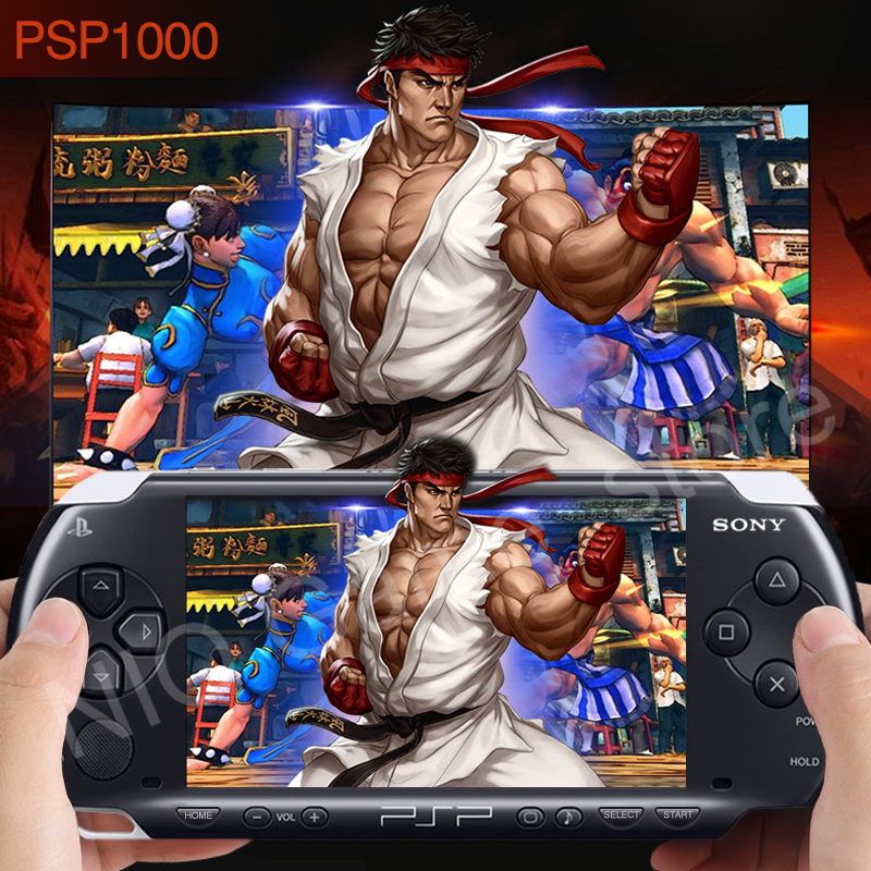 PSP handheld Original Sony psp1000 game console gba game doubles handheld arcade game console FC. 
